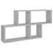 Raft de perete, gri beton, 100x18x53 cm , PAL - WALTI WALTI