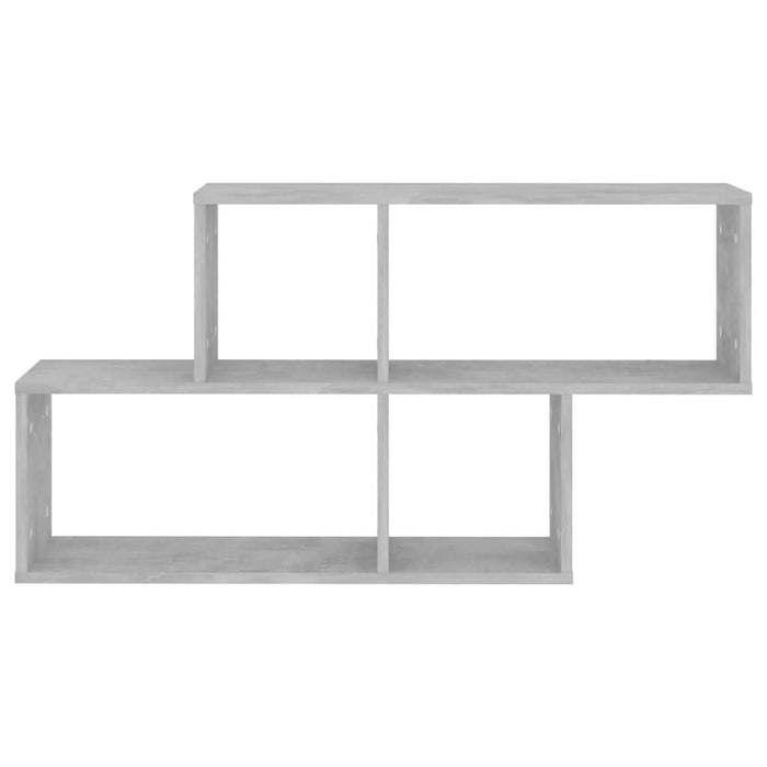 Raft de perete, gri beton, 100x18x53 cm , PAL - WALTI WALTI