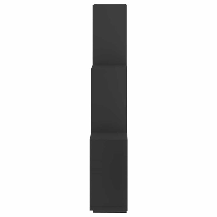 Raft de perete cub, gri, 78x15x93 cm, PAL WALTI