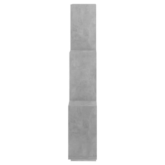 Raft de perete cub, gri beton, 78x15x93 cm, PAL - WALTI WALTI