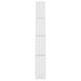 Raft de perete cub, alb, 90x15x119 cm, PAL - WALTI WALTI
