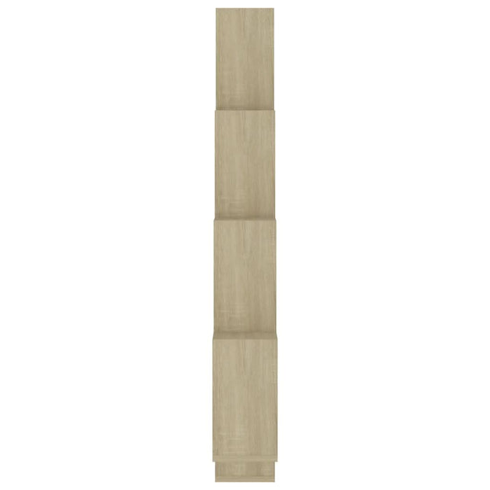 Raft de perete cub, stejar sonoma, 90x15x119 cm, PAL - WALTI WALTI