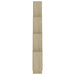 Raft de perete cub, stejar sonoma, 90x15x119 cm, PAL - WALTI WALTI