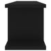 Rafturi de perete, 2 buc., negru, 75x18x20 cm, lemn - WALTI WALTI