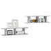 Rafturi de perete, 2 buc., gri beton, 75x18x20 cm, lemn - WALTI WALTI