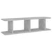Rafturi de perete, 2 buc., gri beton, 75x18x20 cm, lemn - WALTI WALTI