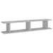 Rafturi de perete, 2 buc., gri beton, 105x18x20 cm, PAL - WALTI WALTI