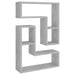 Rafturi de perete, 2 buc., gri beton, 50x15x50 cm, PAL - WALTI WALTI