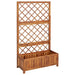Strat înălțat cu spalier, 85x38x150 cm, lemn masiv de acacia - WALTI WALTI