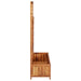 Strat înălțat cu spalier, 85x38x150 cm, lemn masiv de acacia - WALTI WALTI