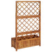 Strat înălțat cu spalier, 85x38x150 cm, lemn masiv de acacia - WALTI WALTI
