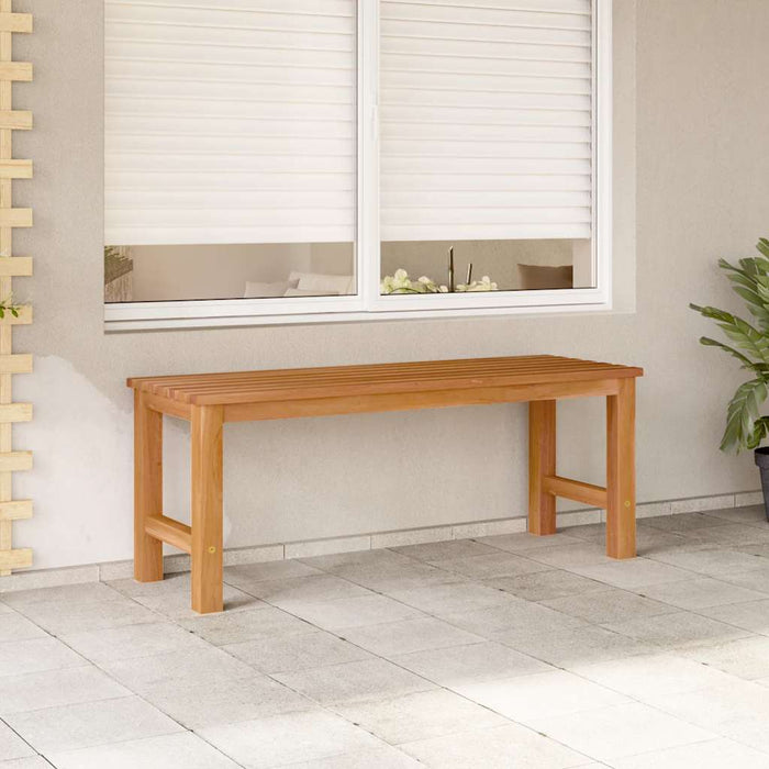 Bancă de grădină, 114 cm, lemn masiv de tec - WALTI WALTI