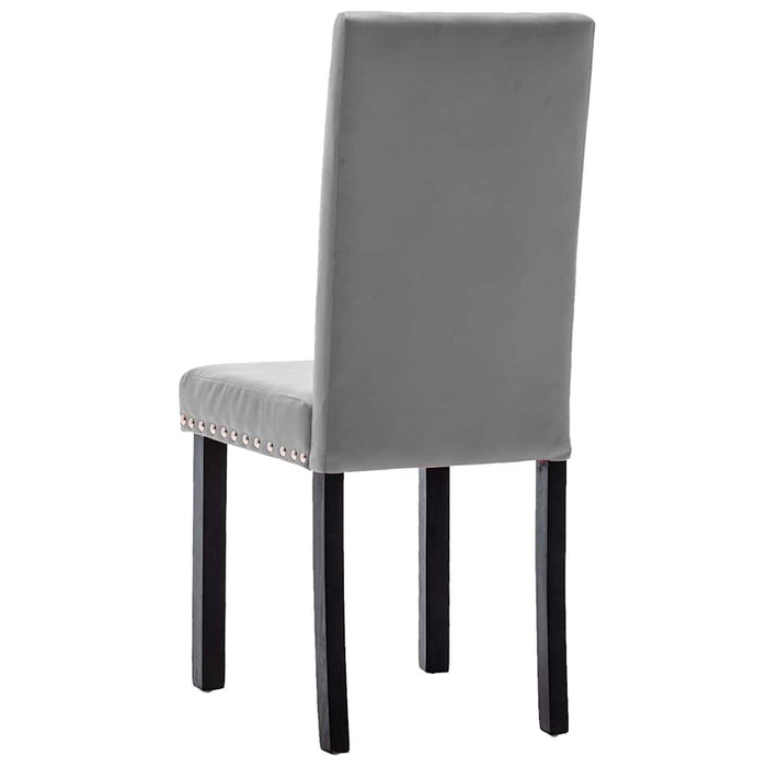Scaune de bucătărie, 4 buc, gri, PVC WALTI