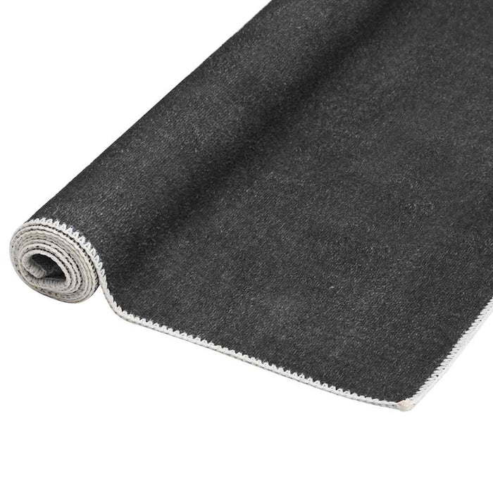 Covor lavabil pliabil, antracit, 140x200 cm, poliester WALTI