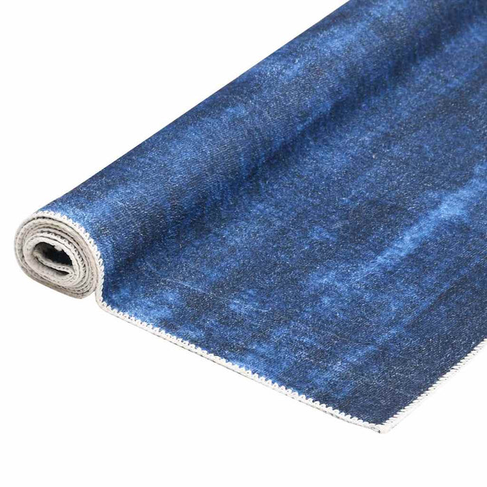 Covor lavabil pliabil, bleumarin, 160x230 cm, poliester WALTI
