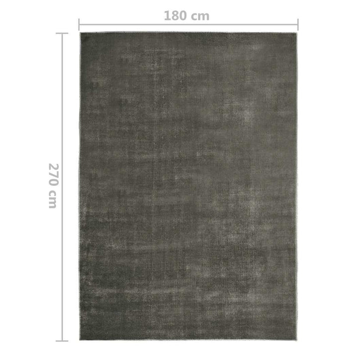Covor lavabil pliabil, gri taupe, 180x270 cm, poliester WALTI