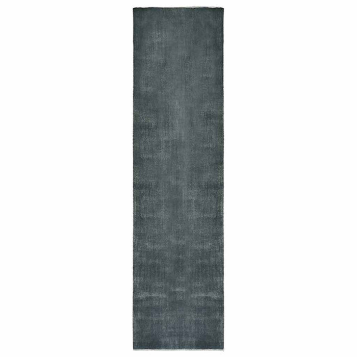 Covor traversă lavabil pliabil, gri, 100x400 cm, poliester WALTI
