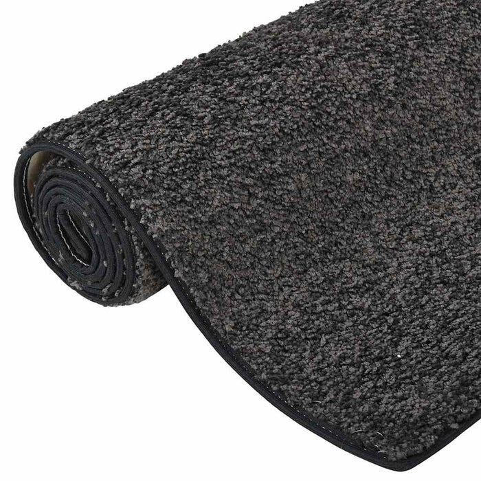 Covor moale anti-alunecare, antracit, 57x150 cm WALTI