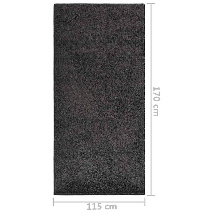 Covor moale anti-alunecare, antracit, 115x170 cm WALTI