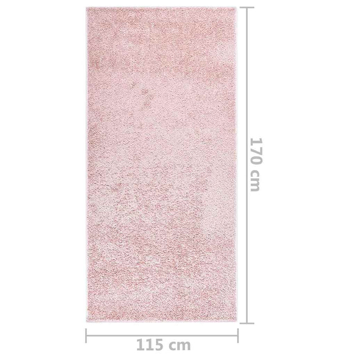 Covor moale anti-alunecare, roz, 115x170 cm WALTI
