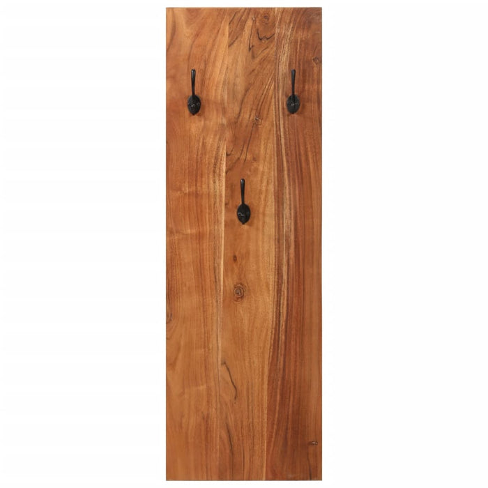 Cuier de haine de perete 2 buc. 36x3x110 cm, lemn masiv acacia - WALTI WALTI