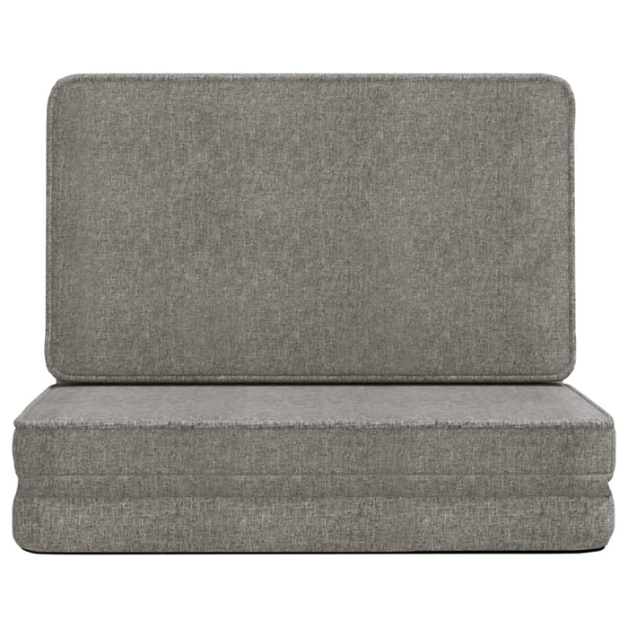 Scaun de podea pliabil, gri deschis, material textil - WALTI WALTI