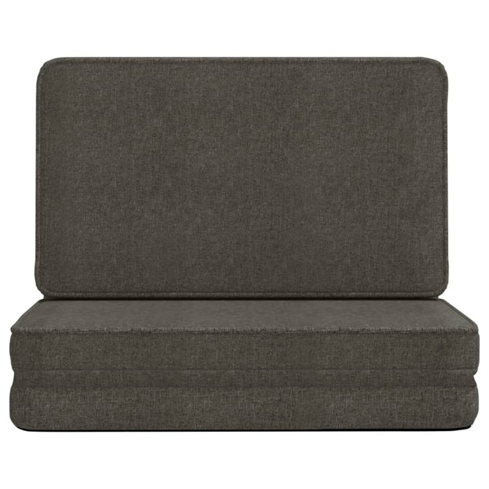 Scaun pliabil de podea, gri închis, textil WALTI