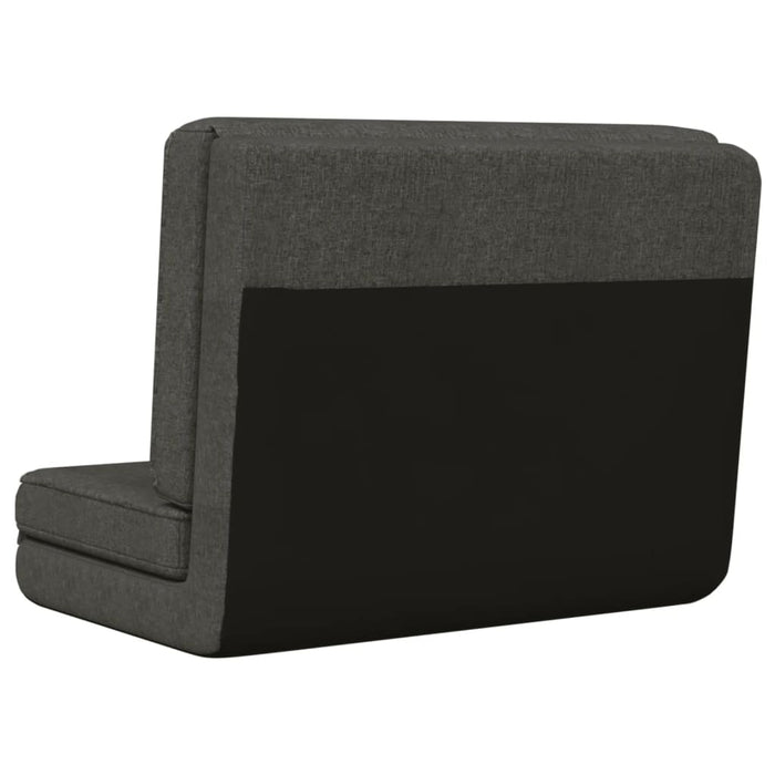 Scaun pliabil de podea, gri închis, textil WALTI