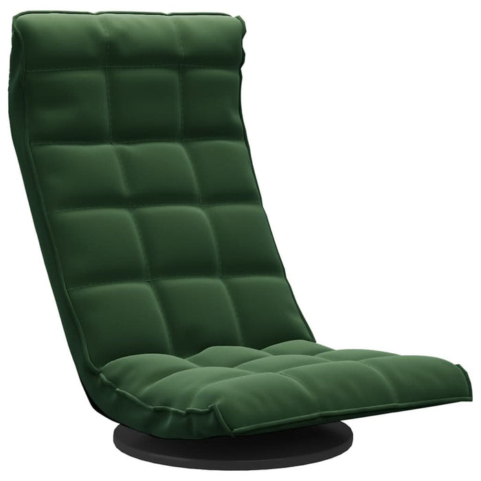 Scaun de podea pivotant, verde închis, catifea - WALTI WALTI
