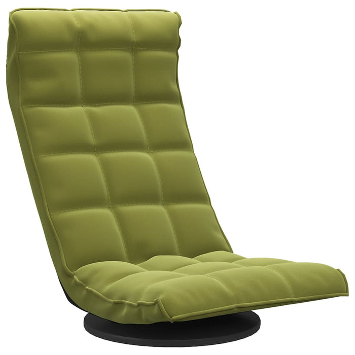 Scaun de podea pivotant, verde deschis, catifea - WALTI WALTI