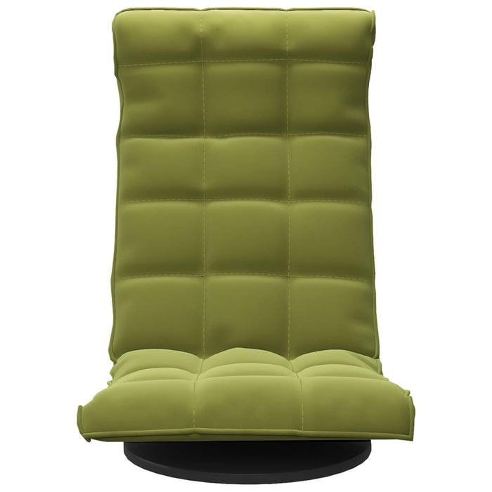 Scaun de podea pivotant, verde deschis, catifea - WALTI WALTI