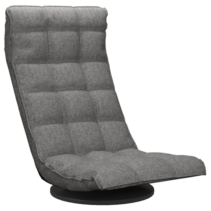 Scaun de podea pivotant, gri deschis, material textil - WALTI WALTI