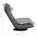Scaun de podea pivotant, gri deschis, material textil - WALTI WALTI