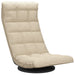 Scaun de podea pivotant, crem, material textil - WALTI WALTI