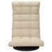 Scaun de podea pivotant, crem, material textil - WALTI WALTI