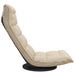 Scaun de podea pivotant, crem, material textil - WALTI WALTI
