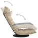 Scaun de podea pivotant, crem, material textil - WALTI WALTI