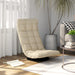 Scaun de podea pivotant, crem, material textil - WALTI WALTI