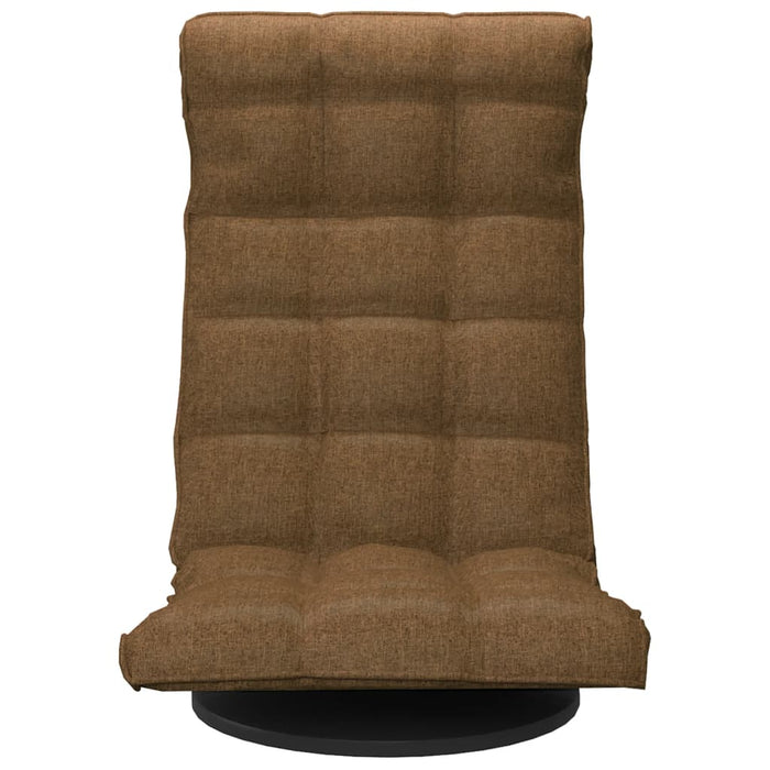 Scaun de podea pivotant, maro, material textil - WALTI WALTI