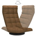 Scaun de podea pivotant, maro, material textil - WALTI WALTI