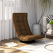 Scaun de podea pivotant, maro, material textil - WALTI WALTI