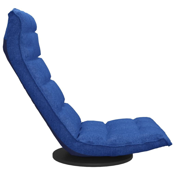 Scaun de podea pivotant, albastru, material textil - WALTI WALTI