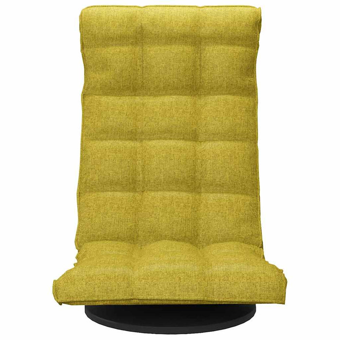 Scaun de podea pivotant, verde, material textil WALTI