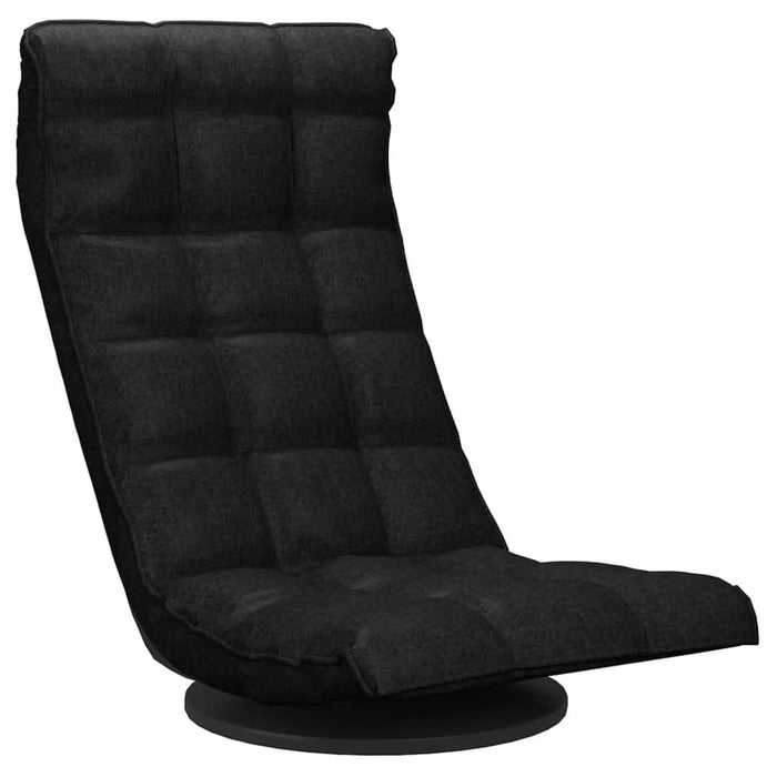 Scaun de podea pivotant, negru, material textil - WALTI WALTI