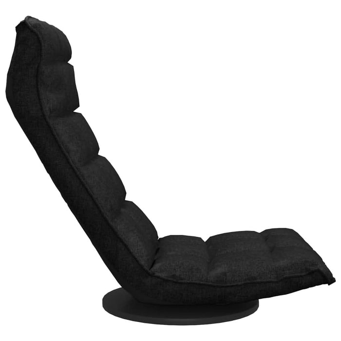 Scaun de podea pivotant, negru, material textil - WALTI WALTI