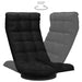Scaun de podea pivotant, negru, material textil - WALTI WALTI