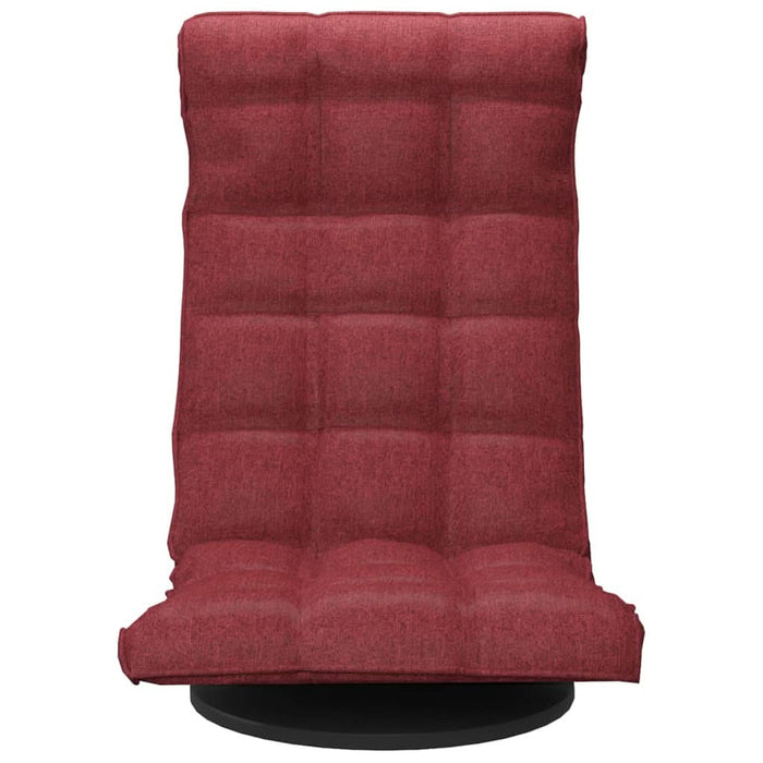 Scaun de podea pivotant, roșu vin, material textil - WALTI WALTI