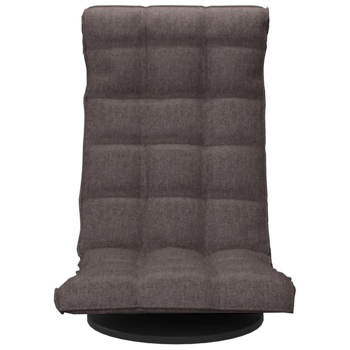 Scaun de podea pivotant, gri taupe, material textil - WALTI WALTI