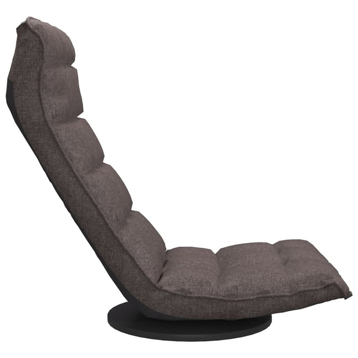 Scaun de podea pivotant, gri taupe, material textil - WALTI WALTI