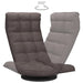 Scaun de podea pivotant, gri taupe, material textil - WALTI WALTI